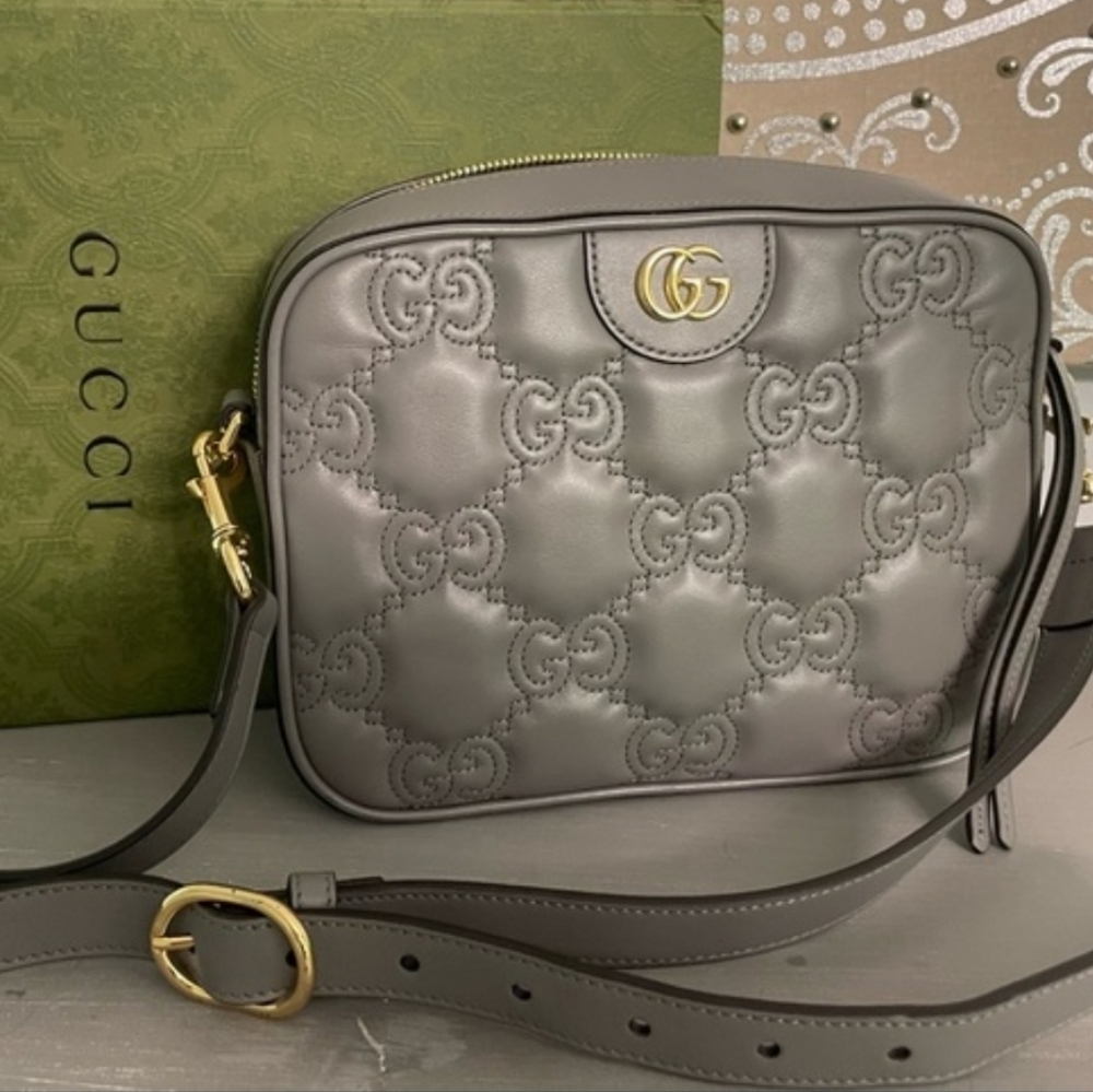 Gucci Gray Crossbody Bag
